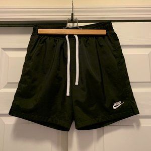 Nike Sportswear - Men's Woven Flow Shorts - Black / White - Size S - AR2382-010
